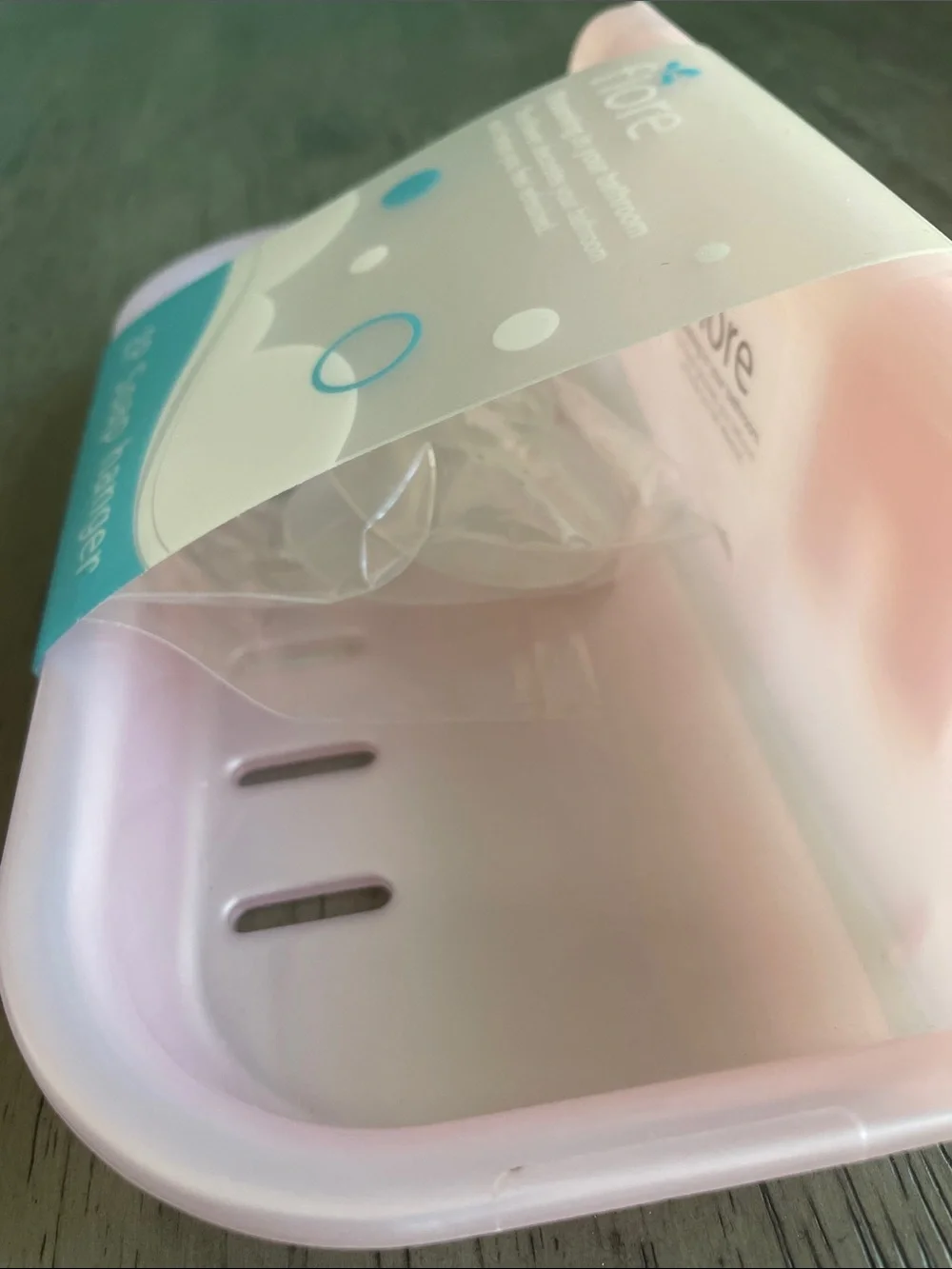 Fiore Soap Dish Hanger - Light Pink